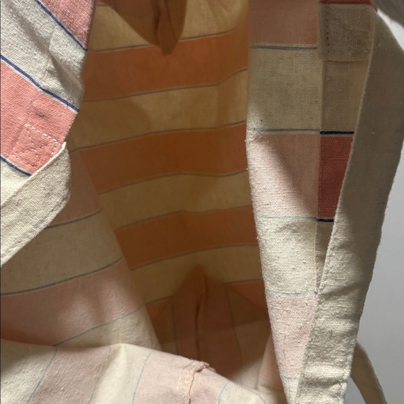 SEZANE bonjour Paris stripe tote bag - Picture 6 of 6